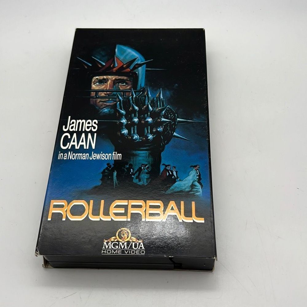 Rollerball (VHS, 1988) James Caan‎ MGM Rare Action Sport Sci-Fi